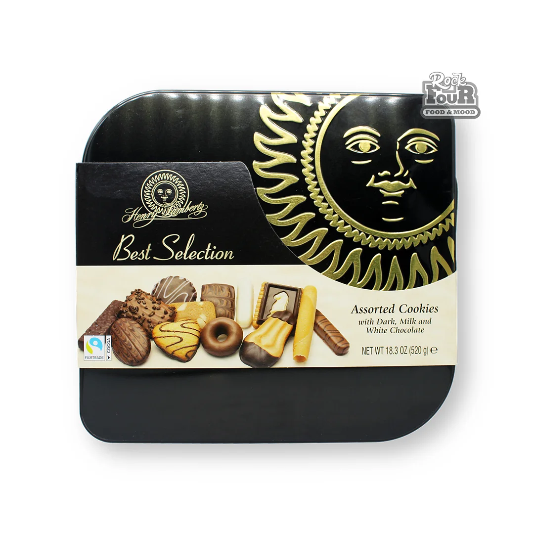 Assortment of chocolate-coated cookies "Henry Lambertz Best Selection" 520g